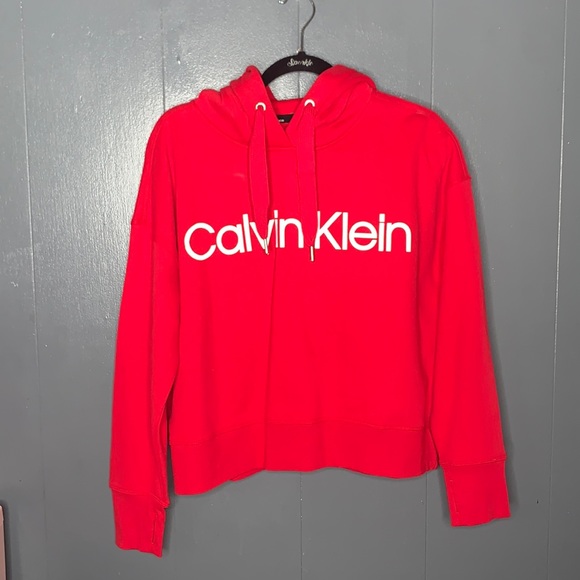 NWT Calvin Klein Performance Red Sweatshirt Size Large - Picture 11 of 11